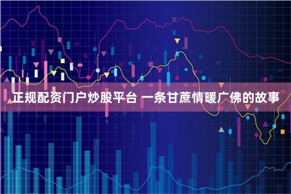 正规配资门户炒股平台 一条甘蔗情暖广佛的故事