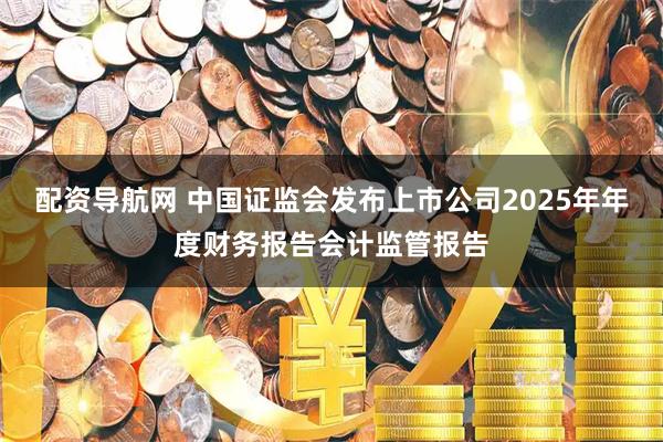 配资导航网 中国证监会发布上市公司2025年年度财务报告会计监管报告